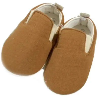 Botosei din muselină pentru bebeluși Leoncino - Moccasins, mărimea 18, maro