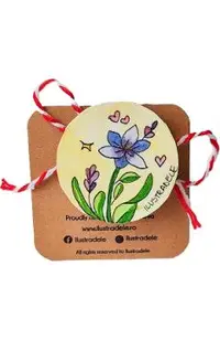 Brosa martisor pictata: Primavara 2