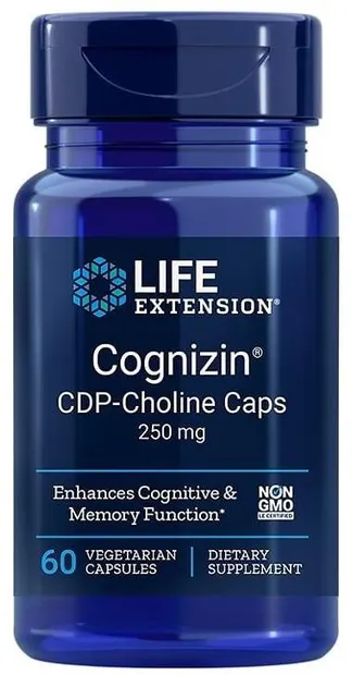 Cognizin, 250 mg, 60 capsule, Life Extension