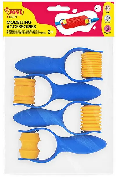 Set de role reliefate pentru modelaj Jovi - 4 bucăți