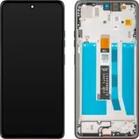Display cu Touchscreen Motorola Moto G75, cu Rama, Gri (Charcoal Gray), Service Pack 5D68C29066
