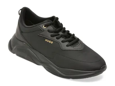Pantofi sport HUGO negri, 7985, din material textil