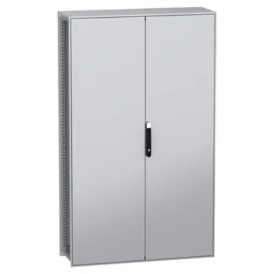 Dulap modular, cu montaj pe pardoseala, PanelSeT SFN, din otel decarbonizat(verde), 2000x1200x400mm, IP55, 2 usi