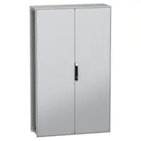 Dulap modular, cu montaj pe pardoseala, PanelSeT SFN, din otel decarbonizat(verde), 2000x1200x400mm, IP55, 2 usi