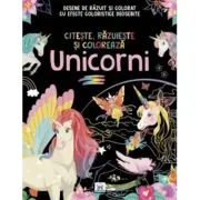 Citeste, razuieste si coloreaza. Unicorni