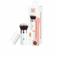 Pensulă machiaj, Tb Tools For Beauty, ILU 201, retractabilă, roz