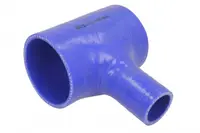 Furtun silicon sistem racire 25mmx60 105mm (T-conector; reducere, culoare albastru, -60 260 C, presiune de indoire: 0,7 MPa)