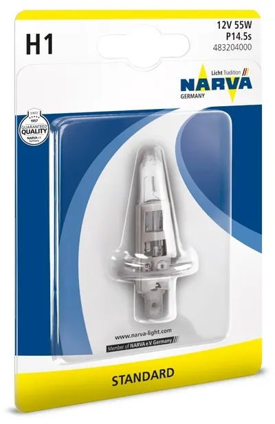 Bec auto NARVA - H1, 12V, 55W, P14.5s