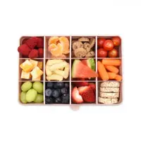 Cutie snack cu 12 compartimente Melii roz