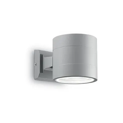Aplica de exterior Snif rotunda, 1 bec, dulie G9, L:110 mm, H:110 mm, Gri