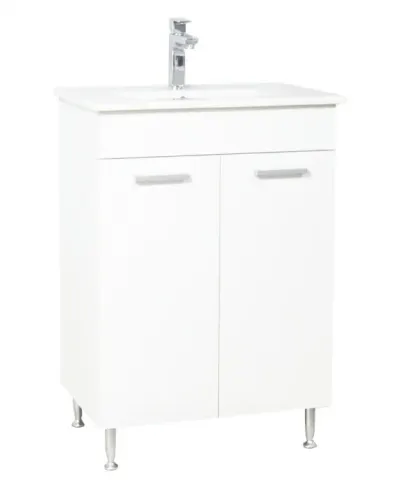 Set Baza si Lavoar seria 067, 50 cm, alb