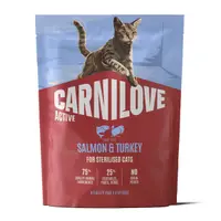 Carnilove Active Cat Dry Salmon & Turkey Sterilised Adult All Breeds 400 g