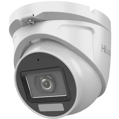 Camera dome TurboHD Hikvision HiLook THC-T157-LMS, 3k, 2.8mm, dual light, IP66, microfon