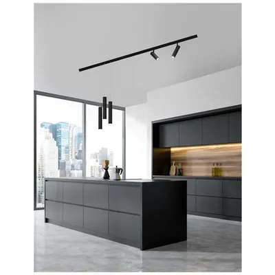 Sistem iluminat pe sina BUXTON MAGNETIC Nisipiu Negru Aluminiu LED 15 Wat DC24V 730Lm 3000K IP20