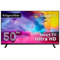 Televizor Google Smart Tv 50 Inch 126cm Ultrahd 4k Kruger&matz Km0250uhd-Sa, Android
