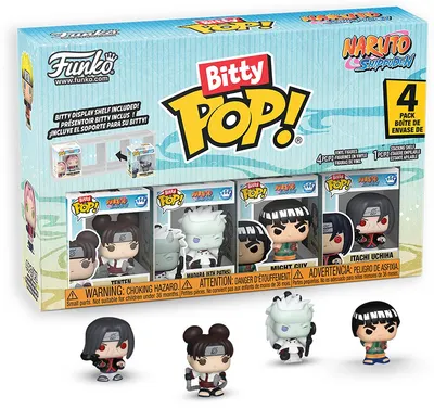 Set de figurine mini Funko Bitty POP! Animation: Naruto Shippuden - 4 Pack (Series 3)