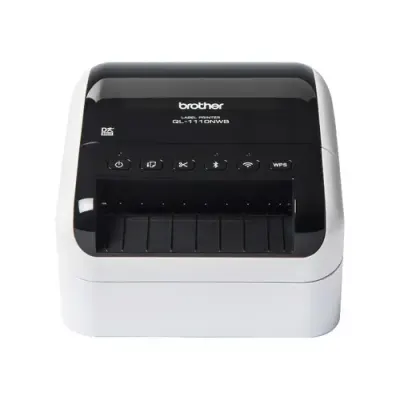 Imprimanta de etichete Brother QL-1110NWBC, Monocrom, Termica, Wi-Fi, Ethernet, Bluetooth