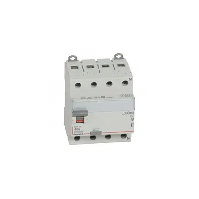 Intrerupator diferential RCD DX³-ID - 4P 400 V~ Nul pe partea dreapta - 40 A - 300 mA - tip AC