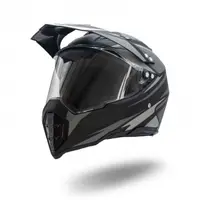 Casca motocross enduro adulti XTR 128, culoare negru gri, marime L