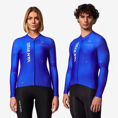 Bluză ciclism de șosea primăvară-toamnă RCR-R 2 Albastru Unisex