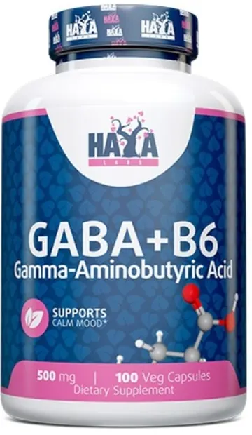 GABA + B6, 100 capsule, Haya Labs