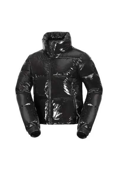 Jacheta crop cu fermoar Madilynn