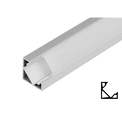 Profil Aluminiu pentru Benzi Led Unghiular 2m