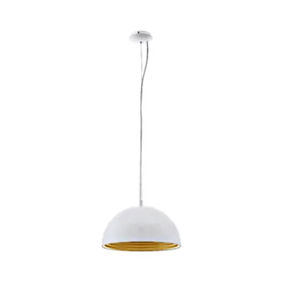 Panderas Pendant luminaire Ø400 60W white/gold IP20