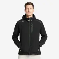 Geacă Softshell anti-vânt navigație SAILING 500 Negru Bărbați