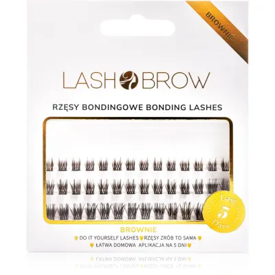 Lash Brow Bonding Eyelashes gene false mănunchi Basic Brownie 1 buc