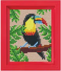Set creativ cu cadru și pixeli Pixelhobby - Tucani, Pixel Classic