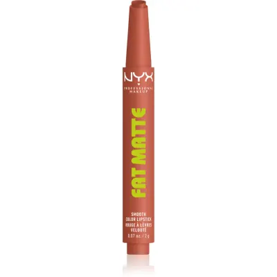NYX Professional Makeup Fat Matte balsam de buze cu efect matifiant Cozy Whipped 2 g