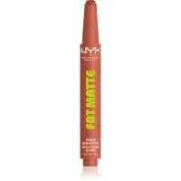 NYX Professional Makeup Fat Matte balsam de buze cu efect matifiant Cozy Whipped 2 g