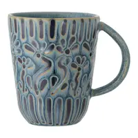 Cană albastră din gresie ceramică 150 ml Samsin – Bloomingville