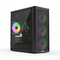 Calculator Sistem PC Gaming OptimX Prime, AMD Ryzen 5 5600X 3.70 - 4.60GHz, 16GB DDR4, 512GB SSD, Radeon RX 580 8GB, Windows 11 Pro