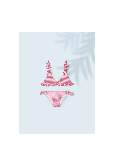 Costum de baie Fete - 302074280 Poliester - Roz - Roz