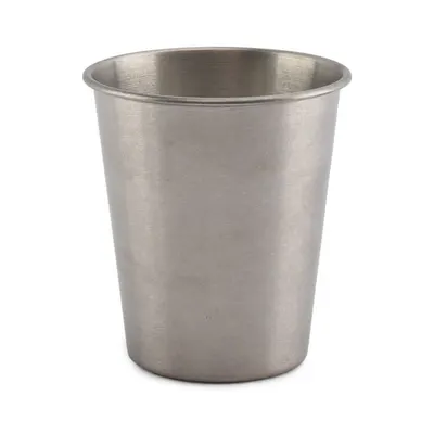 Cană argintie din metal 300 ml Serve – BonBistro
