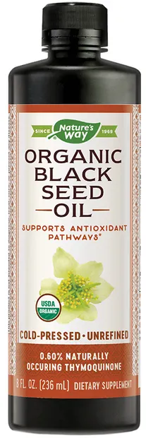 Organic Black Seed Oil, 236 ml, Nature's Way