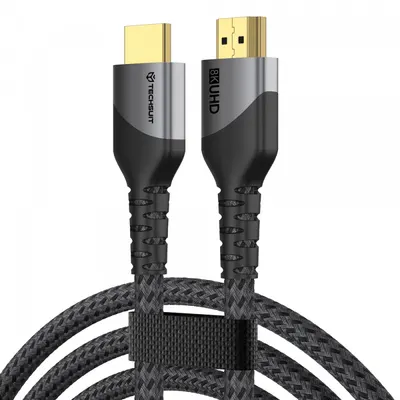 Cablu Video Techsuit NexusVision Pro CX3, HDMI - HDMI, 8K, 2m, Gri