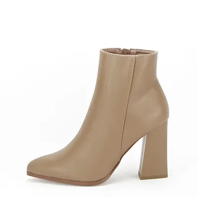 Botine bej inchis elegante BM18 115