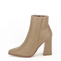 Botine bej inchis elegante BM18 115