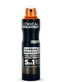 Loreal Men Expert Spray deodorant barbati 150 ml 5in1 Carbon Protect