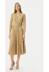 Rochie dama - 305317902 - Viscoza/Fibre metalice - Auriu - Auriu