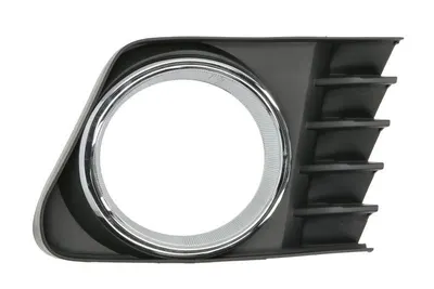 Grila ventilatie bara protectie fata dreapta potrivit TOYOTA PRIUS + W4 2011-2016 - (cu găuri proiector ceață, plastic, negru)