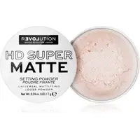 Revolution Relove HD Super Matte Pudră transparentă de fixare cu efect matifiant