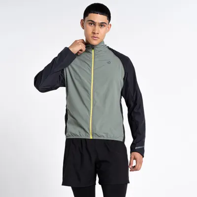 Windshelljacke Oxidate Laufsport Herren AgaveGrn/Blk Atmungsaktiv DARE 2B