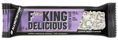 AllNutrition Fitking Delicious Protein Bar, biscuiți cu cremă, 55 g