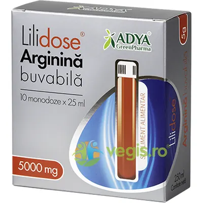 Lilidose Arginina Buvabila 5000mg 25ml*10mdz