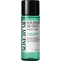 Toner exfoliant cu AHA BHA PHA 30 Days Miracle Toner, 30 ml, Some By Mi