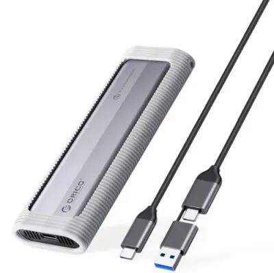 Rack Orico AXM2-G2 pentru SSD M.2 NVMe, USB Type-C (Gri)